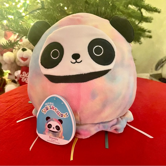 NWT 🥀 8" Stanley the Panda Squishmallow Jelly Fish Costume - Picture 2 of 9